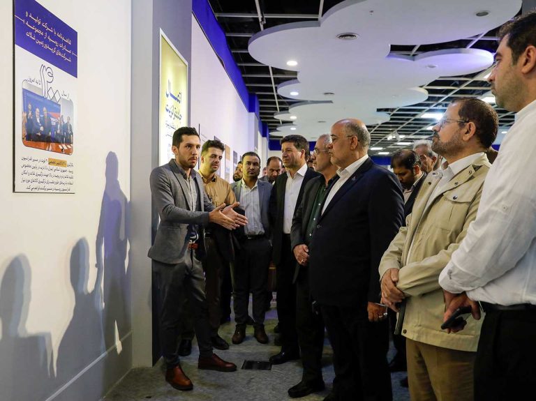 The public relations managers of Astan Quds Razavi and executive agencies of Khorasan Razavi province visited the exhibition “Future Heritage”